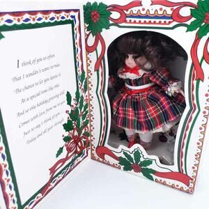 New Vintage Marie Osmond Porcelain Doll Christmas
